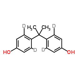 4,4'-Propane-2,2-diyldi(3,5-2H2)phenol structure