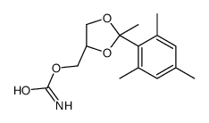 [(4S)-2-methyl-2-(2,4,6-trimethylphenyl)-1,3-dioxolan-4-yl]methyl carbamate Structure