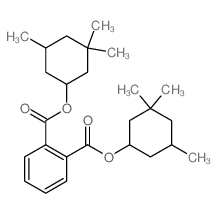 1,2-Benzenedicarboxylicacid, 1,2-bis(3,3,5-trimethylcyclohexyl) ester Structure