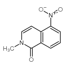 1(2H)-Isoquinolinone,2-methyl-5-nitro-结构式