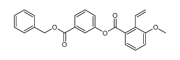 3-((benzyloxy)carbonyl)phenyl 3-methoxy-2-vinylbenzoate Structure