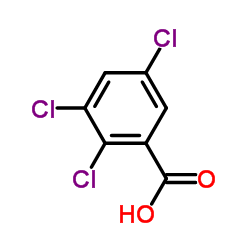 2,3,5-三氯苯甲酸结构式