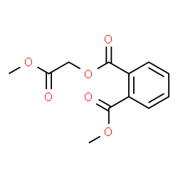 Phthalic acid 1-methyl 2-(methoxycarbonylmethyl) ester结构式