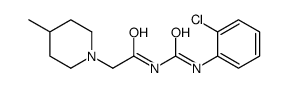 N-[(2-chlorophenyl)carbamoyl]-2-(4-methylpiperidin-1-yl)acetamide Structure