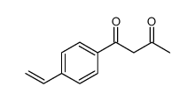 1-(4-ethenylphenyl)butane-1,3-dione Structure