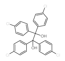 1,1,2,2-tetrakis(4-chlorophenyl)ethane-1,2-diol结构式