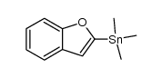 2-(trimethylstannyl)benzo[b]furan Structure