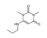 1,3-dimethyl-6-(propylamino)pyrimidine-2,4-dione Structure