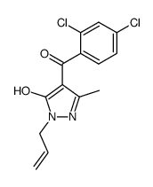 1-allyl-3-methyl-4-(2,4-dichlorobenzoyl)-5-hydroxypyrazole Structure