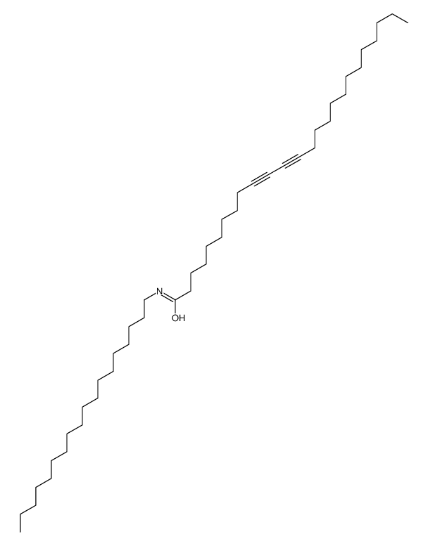 N-octadecylpentacosa-10,12-diynamide Structure