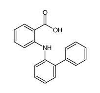 N-(2-联苯)邻氨基苯甲酸结构式