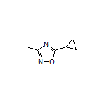 5-环丙基-3-甲基-1,2,4-噁二唑结构式