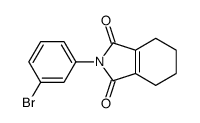 2-(3-bromophenyl)-4,5,6,7-tetrahydroisoindole-1,3-dione结构式