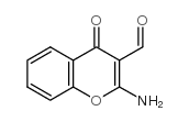 2-氨基-3-甲酰色酮结构式