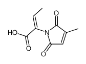 α-[(Z)-Ethylidene]-2,5-dihydro-3-methyl-2,5-dioxo-1H-pyrrole-1-acetic acid picture