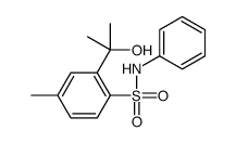 2-(2-hydroxypropan-2-yl)-4-methyl-N-phenylbenzenesulfonamide Structure