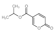 2H-Pyran-5-carboxylicacid, 2-oxo-, 1-methylethyl ester structure