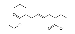 7-ethoxycarbonyl-2-propyldec-4-enoate Structure