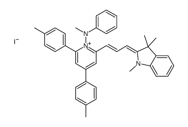 1,3,3-trimethyl-2-[3-[1-methylanilino-4,6-di-p-tolyl-1H-pyridin-2-ylidene]prop-1-enyl]-3H-indolium iodide picture