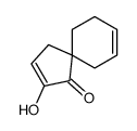 3-hydroxyspiro[4.5]deca-2,8-dien-4-one结构式