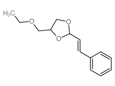 1,3-Dioxolane,4-(ethoxymethyl)-2-(2-phenylethenyl)-结构式