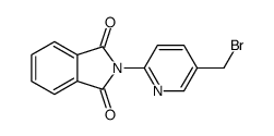 5-BROMOMETHYL-2-PHTHALIMIDO-PYRIDINE结构式