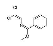 methyl N-(2,2-dichloroethenyl)benzenecarboximidate结构式