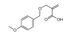 2-[(4-methoxyphenyl)methoxymethyl]prop-2-enoic acid Structure