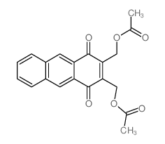 1,4-Anthracenedione,2,3-bis[(acetyloxy)methyl]- Structure