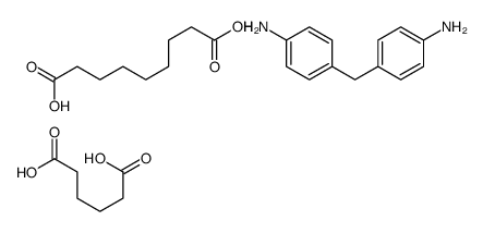 4-[(4-aminophenyl)methyl]aniline,hexanedioic acid,nonanedioic acid结构式