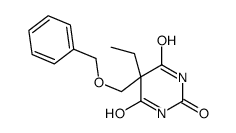 5-(Benzyloxymethyl)-5-ethylbarbituric acid Structure