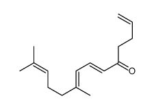 9,13-dimethyltetradeca-1,6,8,12-tetraen-5-one结构式