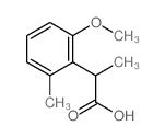 2-(2-methoxy-6-methyl-phenyl)propanoic acid Structure