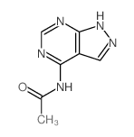 N-(2,4,8,9-tetrazabicyclo[4.3.0]nona-2,4,7,10-tetraen-5-yl)acetamide picture