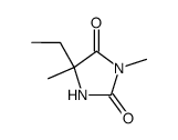 5-ethyl-3,5-dimethyl-imidazolidine-2,4-dione Structure