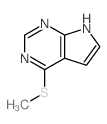 7H-Pyrrolo[2,3-d]pyrimidine,4-(methylthio)- picture