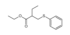 ethyl 2-phenylthiomethyl-butanoate结构式