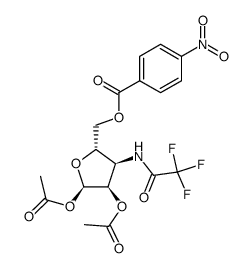 1,2-di-O-acetyl-3-deoxy-3-trifluoroacetamido-5-O-p-nitrobenzoyl-D-ribofuranose picture