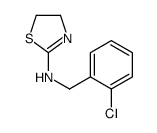 N-[(2-chlorophenyl)methyl]-4,5-dihydro-1,3-thiazol-2-amine结构式