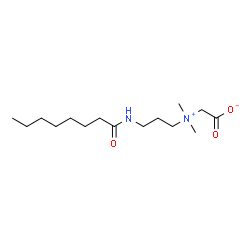 (carboxymethyl)dimethyl-3-[(1-oxooctyl)amino]propylammonium hydroxide结构式