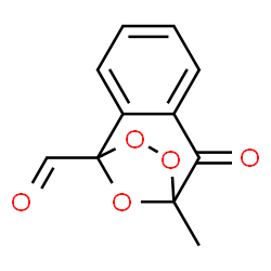 1,4-Epoxy-1H-2,3-benzodioxepin-1-carboxaldehyde,4,5-dihydro-4-methyl-5-oxo-(9CI)结构式