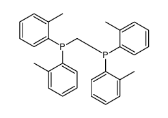 bis(2-methylphenyl)phosphanylmethyl-bis(2-methylphenyl)phosphane Structure