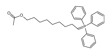 9-(triphenyl-l5-phosphanylidene)nonyl acetate Structure