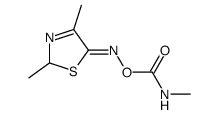 5-oxo-2,4-dimethyl-3-thiazoline O-(methylcarbamoyl) oxime结构式