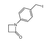 1-[4-(iodomethyl)phenyl]azetidin-2-one Structure