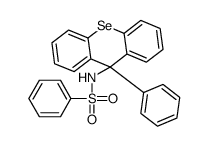 N-(9-phenylselenoxanthen-9-yl)benzenesulfonamide结构式