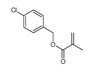 (4-chlorophenyl)methyl 2-methylprop-2-enoate结构式