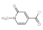 4-Pyridinecarbonyl chloride, 1,2-dihydro-1-methyl-2-oxo- (9CI) structure