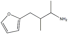 2-Furanpropylamine,-alpha-,-bta--dimethyl- (5CI) structure