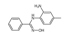 N-(2-amino-4-methylphenyl)benzamide oxime Structure